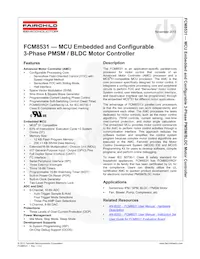 FCM8531RQY Datasheet Copertura