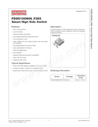 FDDS100H06-F085 Datasheet Cover