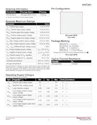 HV7351K6-G Datasheet Page 2