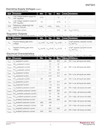 HV7351K6-G Datasheet Page 3