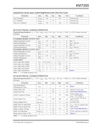 HV7355K6-G Datasheet Page 5