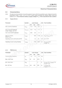 ICE2PCS04GXT Datasheet Page 14