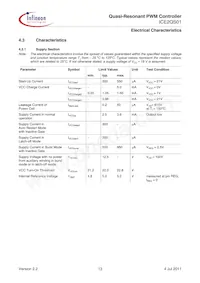 ICE2QS01FKLA1 Datasheet Page 13