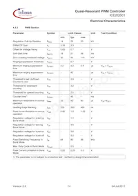 ICE2QS01FKLA1 Datasheet Page 14