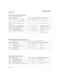IPS0151STRL Datasheet Page 3