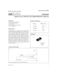 IPS024G Datasheet Cover