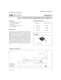 IPS0551T Datenblatt Cover