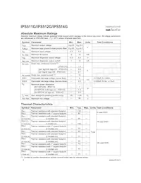 IPS514G Datasheet Page 2