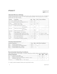 IPS5551T Datasheet Page 2