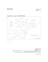 IR3310STRR數據表 頁面 12