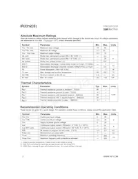 IR3312STRR Datasheet Page 2