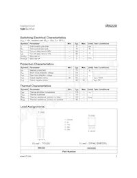 IR6220STRL Datasheet Page 3