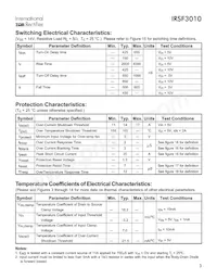 IRSF3010S Datasheet Page 3