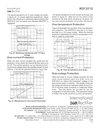 IRSF3010S Datasheet Page 11