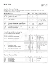 IRSF3011LTR Datasheet Page 2