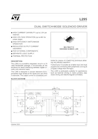 L295 Datasheet Cover