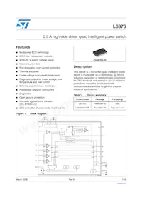 L6376D013TR Datasheet Cover