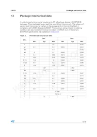 L6376D013TR Datasheet Page 15