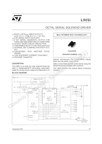 L98SI013TR Datasheet Cover