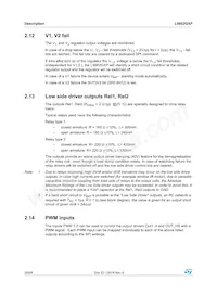 L9952XPTR Datasheet Page 20
