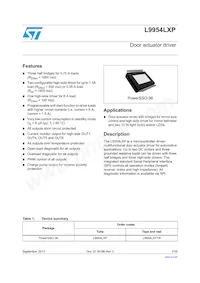 L9954LXPTR Datasheet Cover