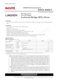 LA6242H-CL-TLM-E Datasheet Cover