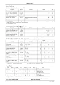 LB11851TT-TLM-H Datasheet Page 2