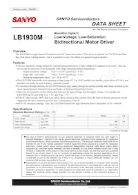 LB1930M-TLM-E Datasheet Copertura