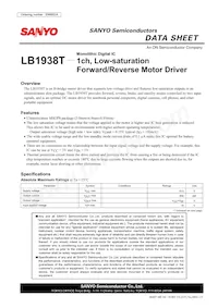 LB1938T-TLM-E Datasheet Copertura