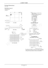 LC898111AXB-MH Datasheet Pagina 3