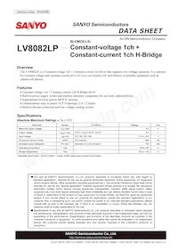 LV8082LP-TE-L-H Datenblatt Cover
