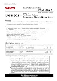 LV8483CS-TE-L-H Datenblatt Cover