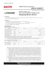 LV8549M-TLM-H Datenblatt Cover
