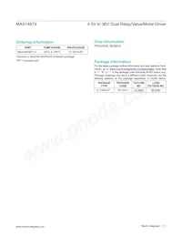 MAX14874ETC+ Datasheet Page 11