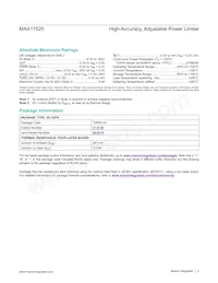 MAX17525ATP+T Datasheet Page 2