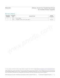 MAX258ATA+T 데이터 시트 페이지 12