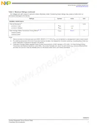 MC10XS3412JHFK Datasheet Page 7