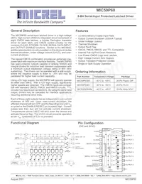 MIC59P60BWM-TR Datasheet Cover