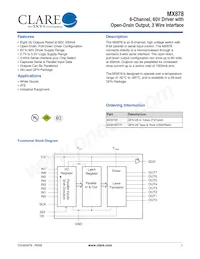 MX878RTR Datasheet Cover
