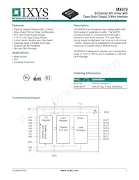 MX879RTR Datasheet Cover