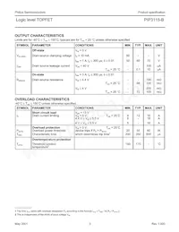PIP3115-B Datasheet Page 3