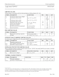 PIP3119-P Datasheet Page 2