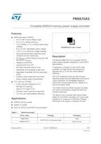 PM6670AS Datasheet Cover