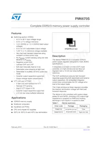 PM6670S Datasheet Cover