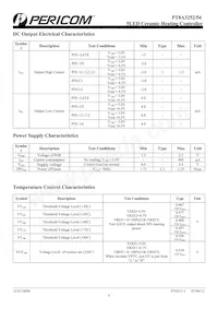 PT8A3254PEX Datasheet Pagina 4