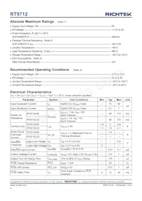 RT9712ABGS Datasheet Page 4