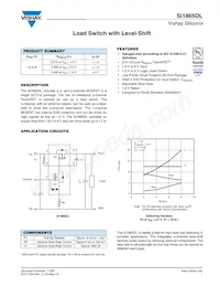 SI1865DL-T1-GE3 Datasheet Cover