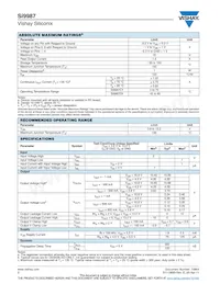 SI9987DY-T1-E3 Datasheet Page 2