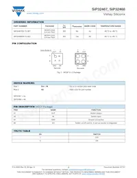 SIP32467DB-T2-GE1 Datasheet Page 2