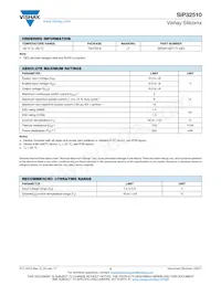 SIP32510DT-T1-GE3 Datasheet Page 2